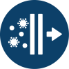 Respirator Icons - Filtration - Blue